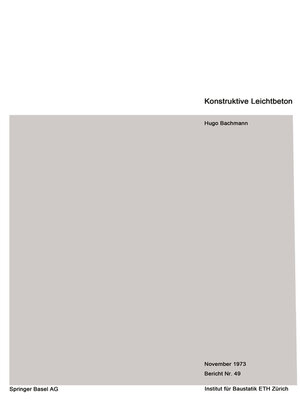 cover image of Konstruktiver Leichtbeton